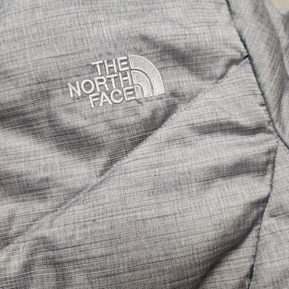 The North Face Down Filled Gray Puffer Jacket Sz Med - Picture 3 of 12